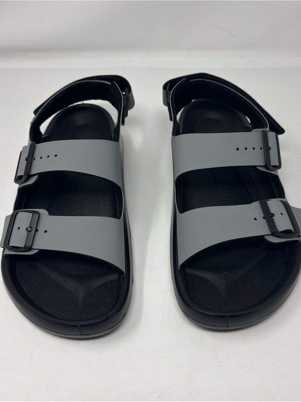 Birkenstock Mogami Terra Birlo-Flor Whale Gray Sandals Size M 9, W 11, EU 42